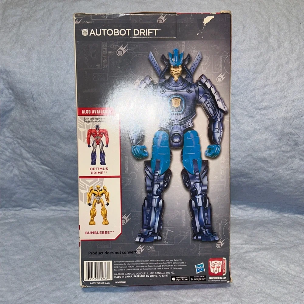 Hasbro Transformers Age of Extinction Autobot Drift 12-inch action figure 12’